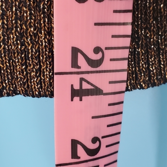 Chico's silk blend v-neck metallic sweater - Picture 14 of 14